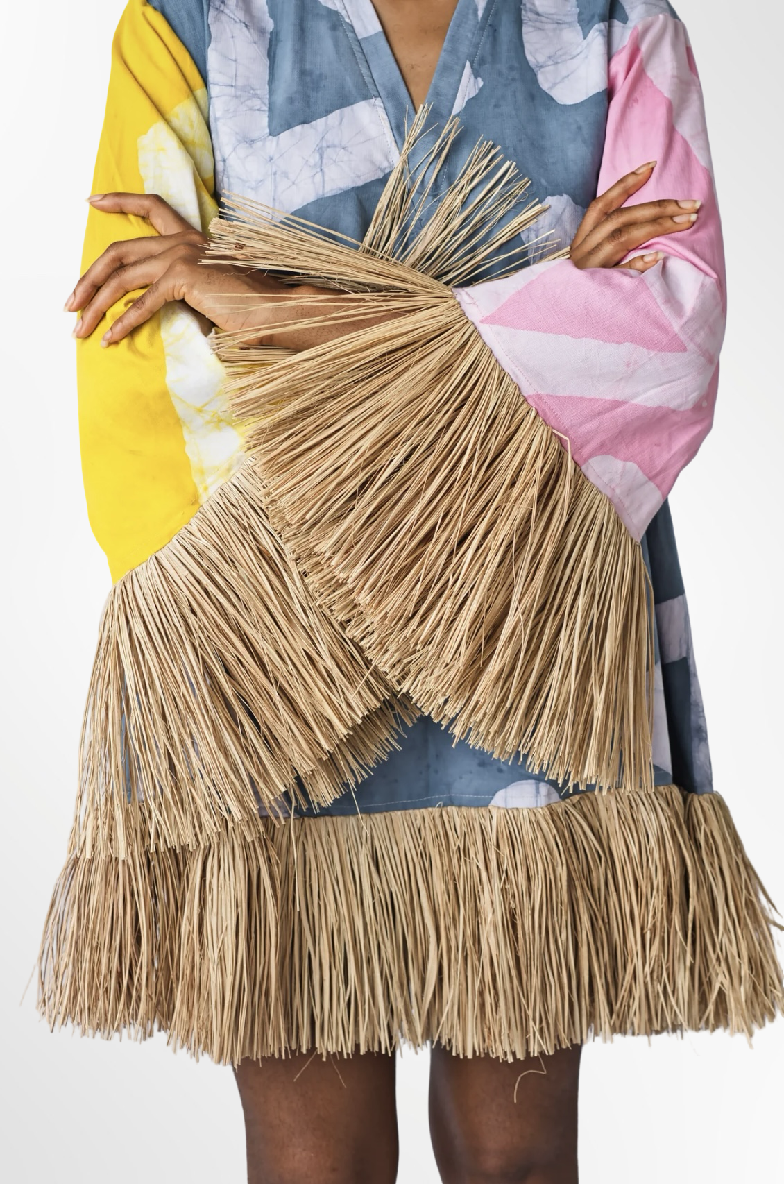 Raffia Doll Mini Dress
