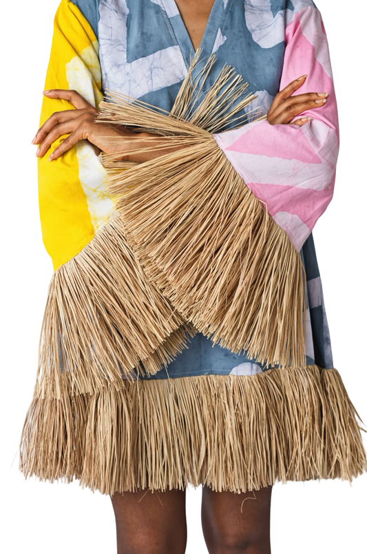 Raffia Doll Mini Dress