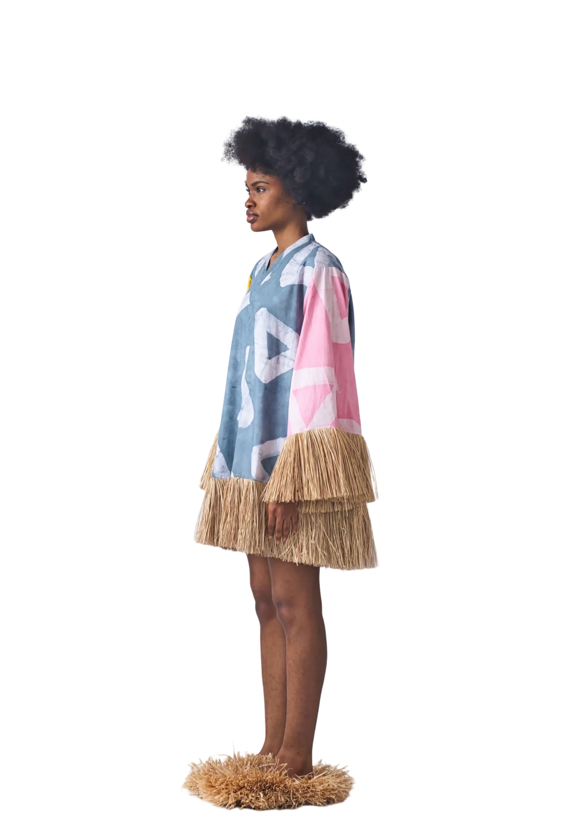 Raffia Doll Mini Dress