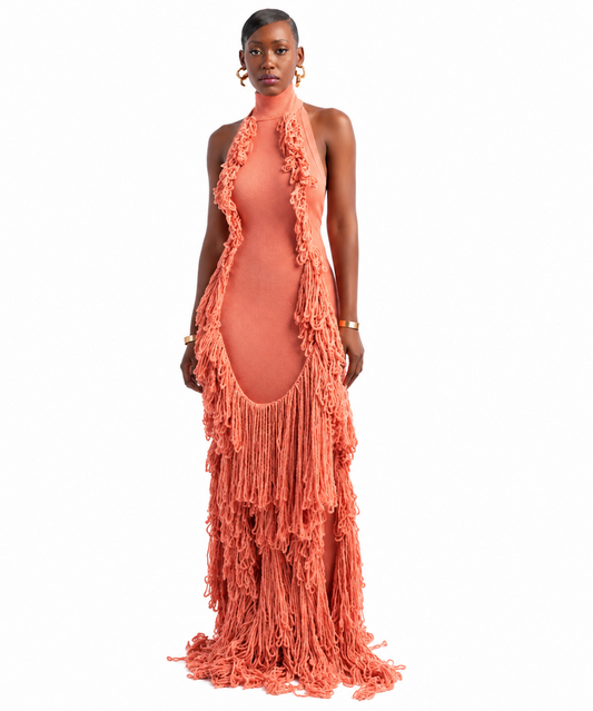 Mina Tassel Knit Dress