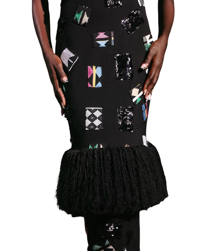 Adora Patchwork Dress