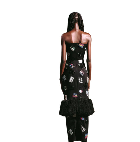 Adora Patchwork Dress