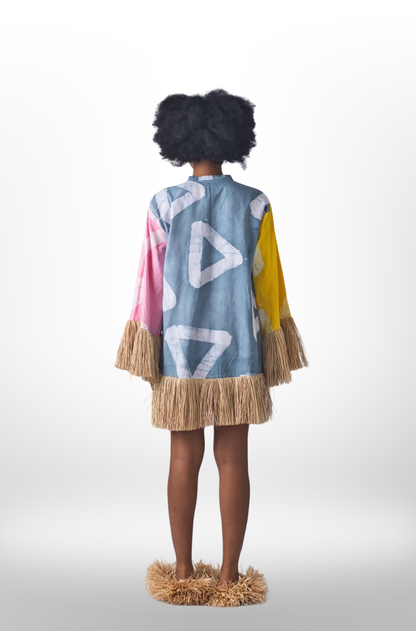 Raffia Doll Mini Dress